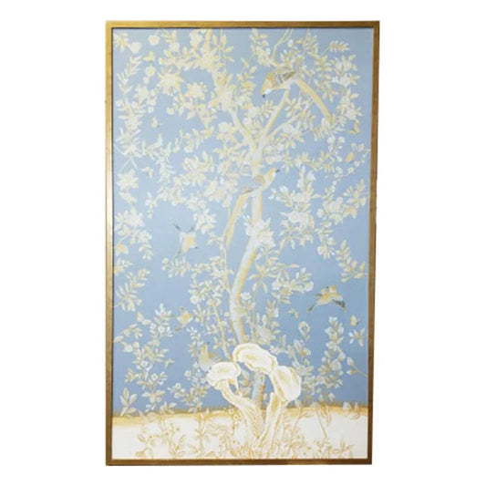 Phila Panel Gold Leaf Framed Artwork-Framed Wall Art-Chelsea House-LOOMLAN