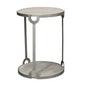 Phin Wood Top Round End Table - LOOMLAN - Sarreid - Side Tables