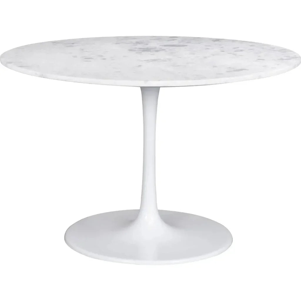 Phoenix Dining Table White-Dining Tables-Zuo Modern-LOOMLAN