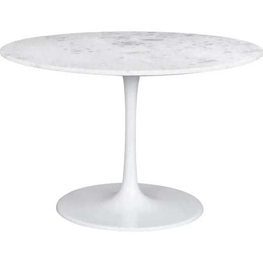 Phoenix Dining Table White-Dining Tables-Zuo Modern-LOOMLAN