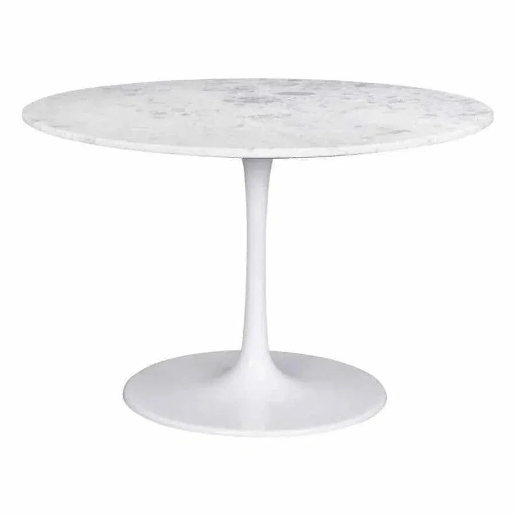 Phoenix Dining Table White-Dining Tables-Zuo Modern-LOOMLAN