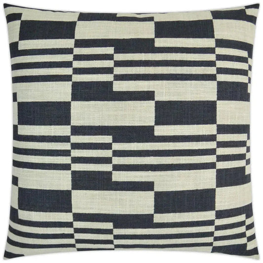 Piano Domino Black Throw Pillow With Insert - LOOMLAN - D.V. Kap - Throw Pillows