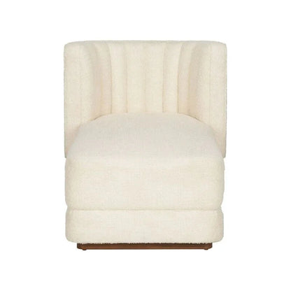 Piano Modern Design White Chaise - LOOMLAN - Wildwood - Chaises