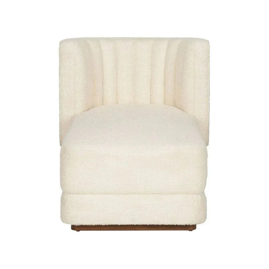 Piano Modern Design White Chaise - LOOMLAN - Wildwood - Chaises