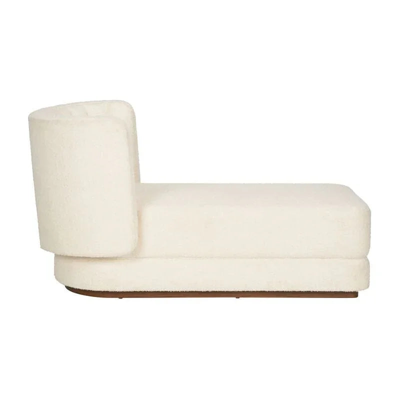 Piano Modern Design White Chaise - LOOMLAN - Wildwood - Chaises