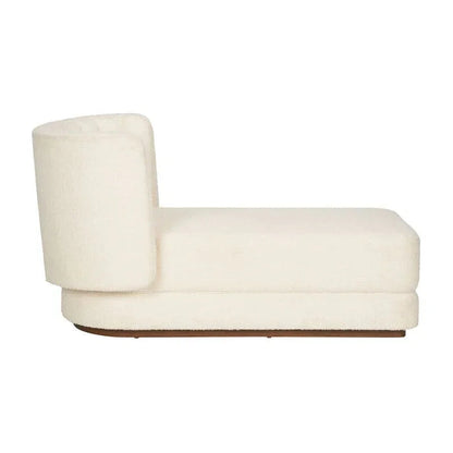 Piano Modern Design White Chaise - LOOMLAN - Wildwood - Chaises