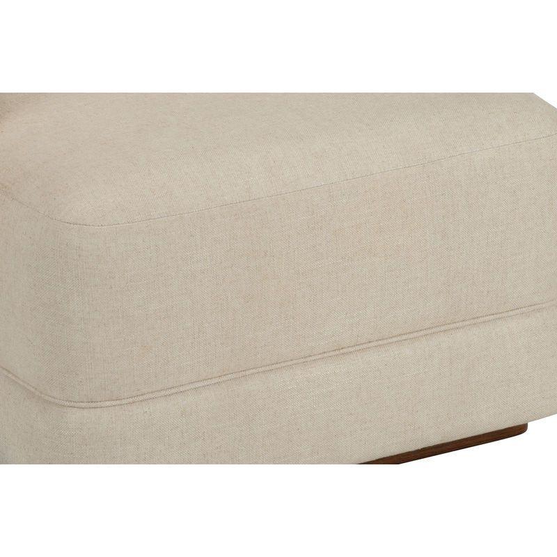 Piano Modern Design White Chaise - LOOMLAN - Wildwood - Chaises