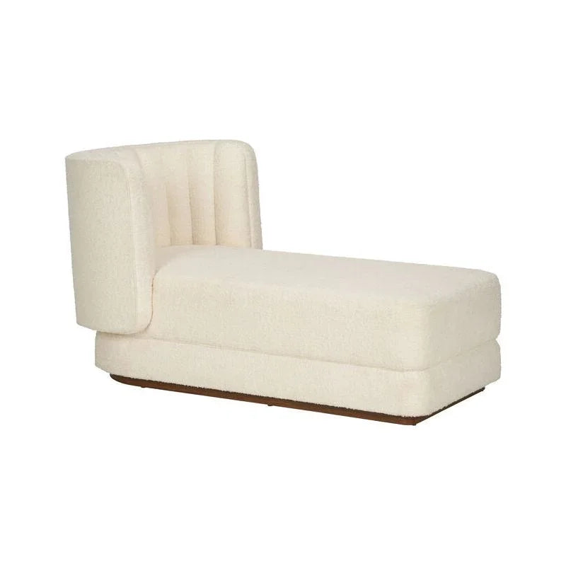 Piano Modern Design White Chaise - LOOMLAN - Wildwood - Chaises