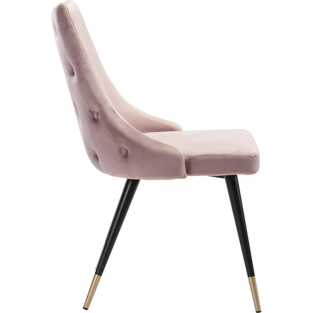 Piccolo Performance Fabric Armless Dining Chair (Set Of 2) - LOOMLAN - Zuo Modern - Dining Chairs