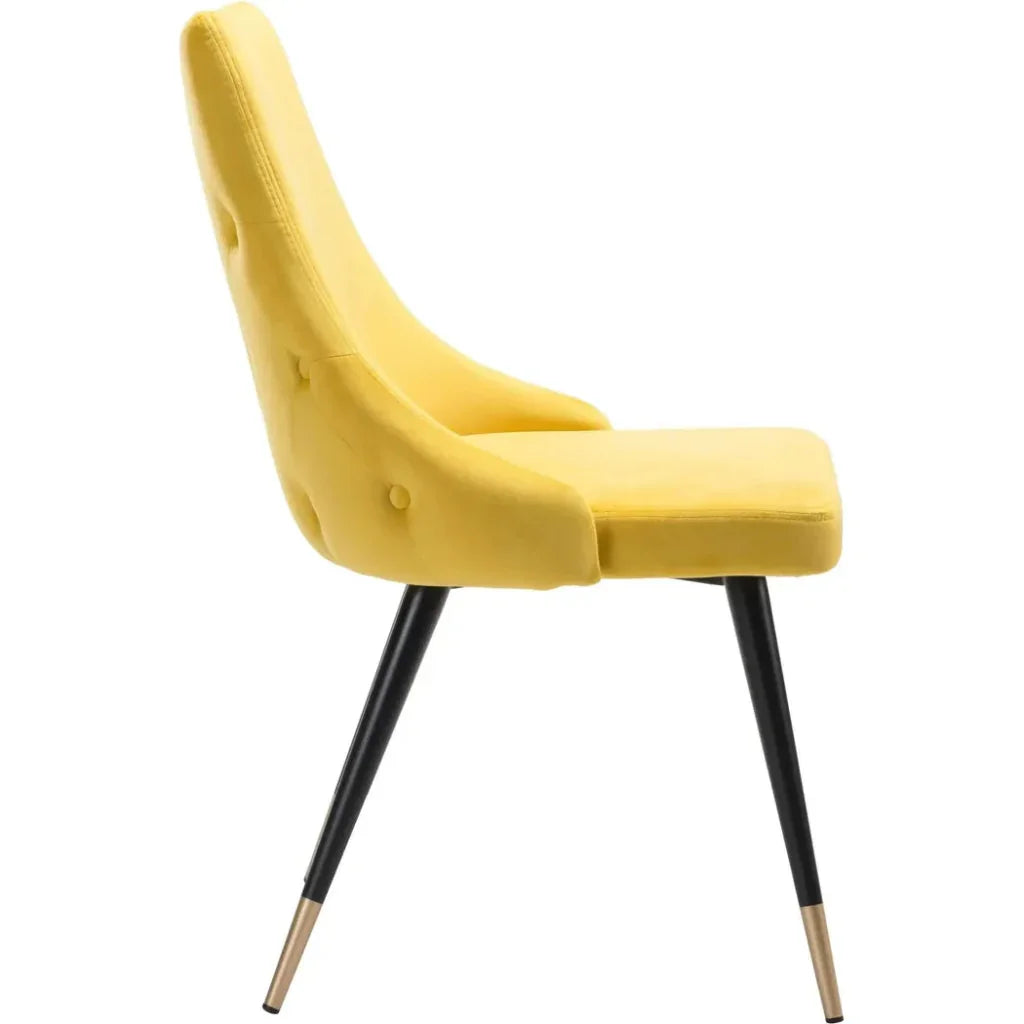 Piccolo Performance Fabric Armless Dining Chair (Set Of 2) - LOOMLAN - Zuo Modern - Dining Chairs