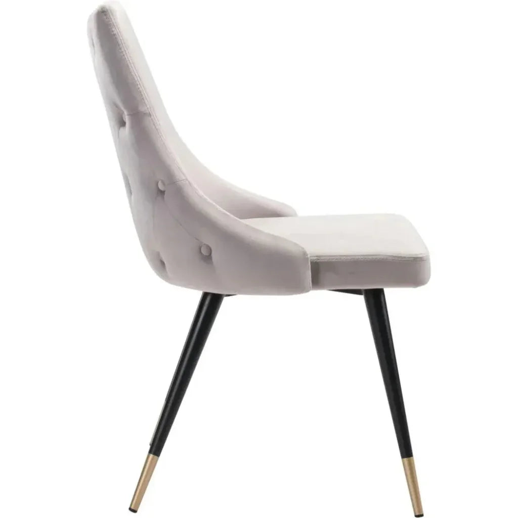 Piccolo Performance Fabric Armless Dining Chair (Set Of 2) - LOOMLAN - Zuo Modern - Dining Chairs