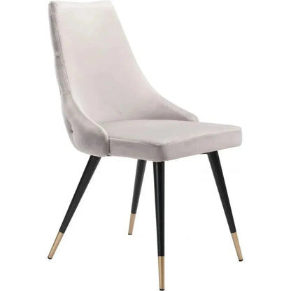 Piccolo Performance Fabric Armless Dining Chair (Set Of 2) - LOOMLAN - Zuo Modern - Dining Chairs