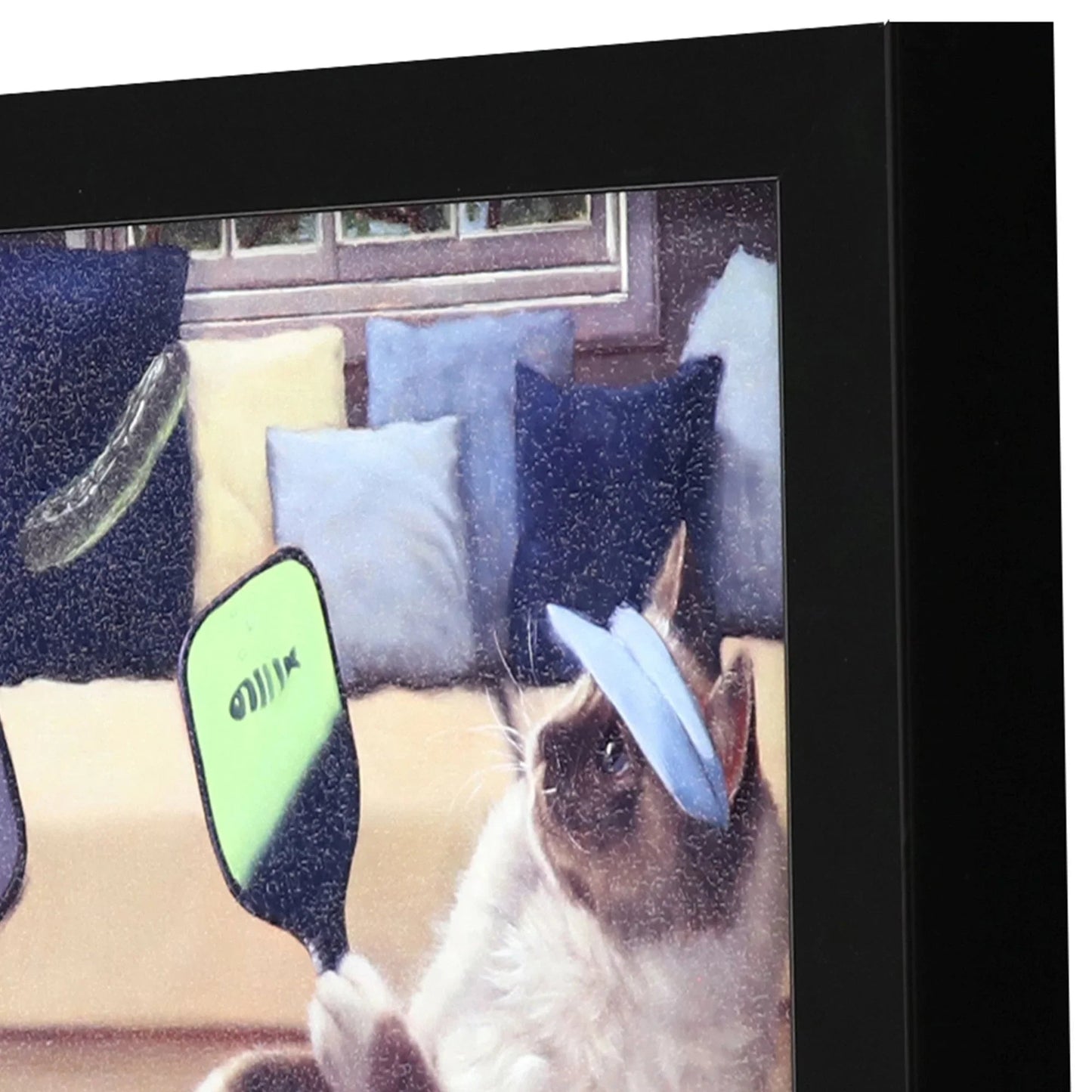 Pickleball Black Framed Wall Art