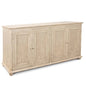 Pie Crust Four Door Wood Sideboard - LOOMLAN - Sarreid - Sideboards