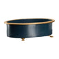 Pie Crust Oval Navy Cachepot - LOOMLAN - Chelsea House - Planters