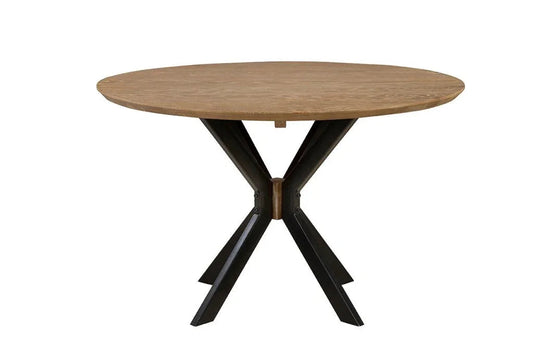 Pierre Wooden Round Dining Table-Dining Tables-Furniture Classics-LOOMLAN