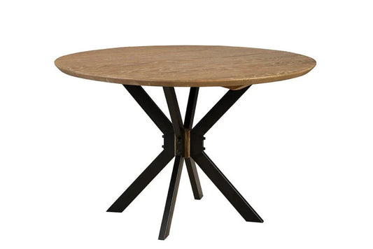 Pierre Wooden Round Dining Table-Dining Tables-Furniture Classics-LOOMLAN