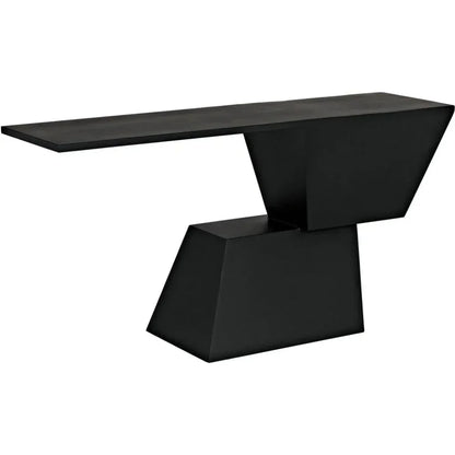 Pieta Console, Black Steel - LOOMLAN - Noir - Console Tables