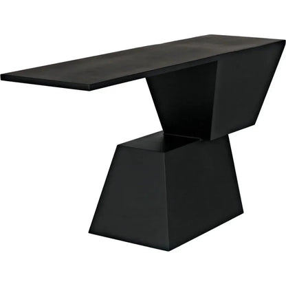 Pieta Console, Black Steel - LOOMLAN - Noir - Console Tables