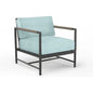 Pietra Sunbrella Comfort Outdoor Club Chair-Outdoor Accent Chairs-Sunset West-Dupione Celeste-LOOMLAN