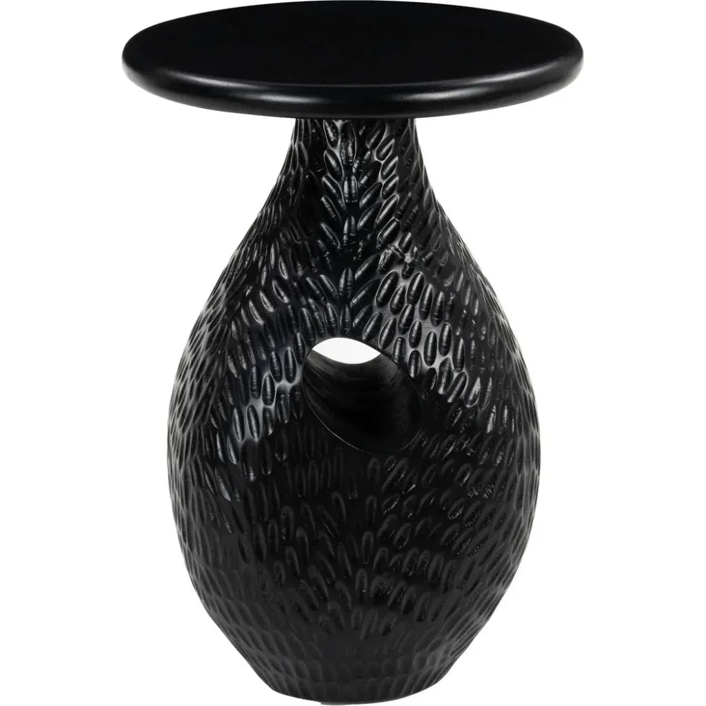 Piho Side Table Black - LOOMLAN - Zuo Modern - Side Tables