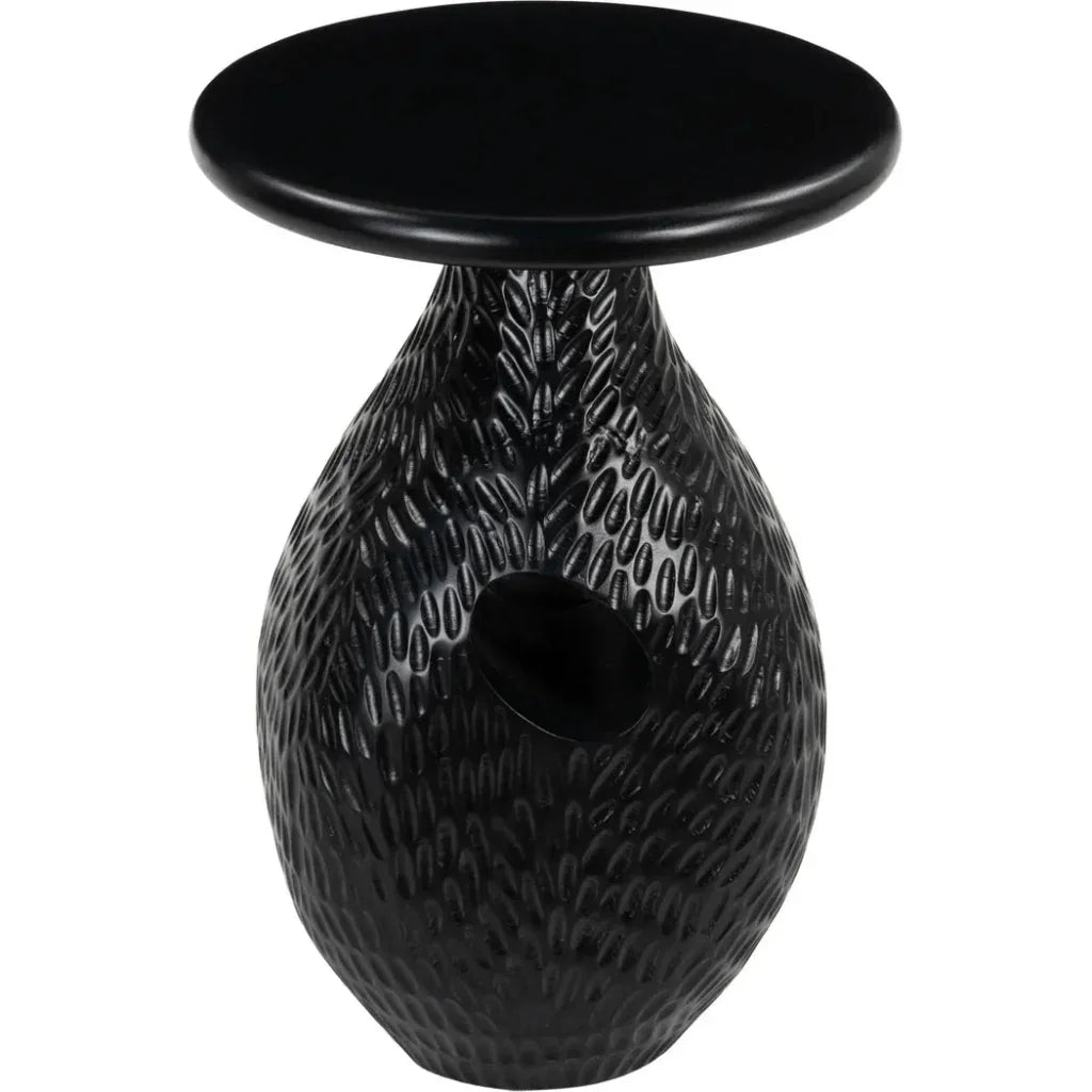 Piho Side Table Black - LOOMLAN - Zuo Modern - Side Tables