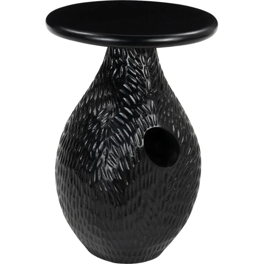 Piho Side Table Black - LOOMLAN - Zuo Modern - Side Tables