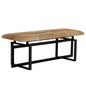 Pilar Cowhide Transitional Backless Bench - LOOMLAN - SUNPAN - Bedroom Benches