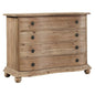 Pine Bowfront Brown Chest - LOOMLAN - Furniture Classics - Chests