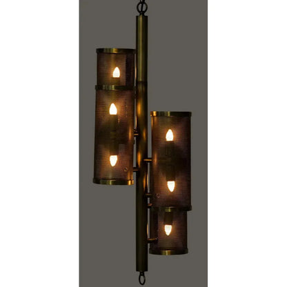 Pisa Metal Pendant With Brass Finish - LOOMLAN - Noir - Pendants