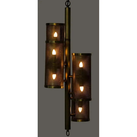 Pisa Metal Pendant With Brass Finish - LOOMLAN - Noir - Pendants