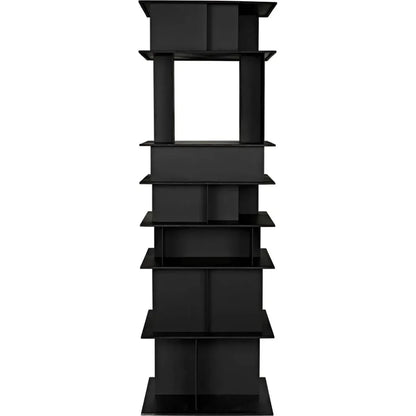Pisa Shelf, Black Steel-Etageres-Noir-LOOMLAN