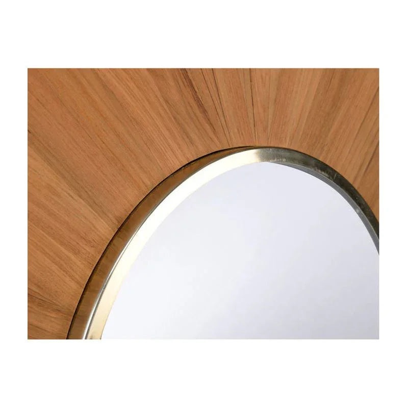 Pith Wood Framed Wall Mirror - LOOMLAN - Wildwood - Wall Mirrors