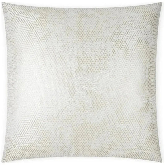 Pitone Animal Glam Gold White Large Throw Pillow Insert - LOOMLAN - D.V. Kap - Throw Pillows