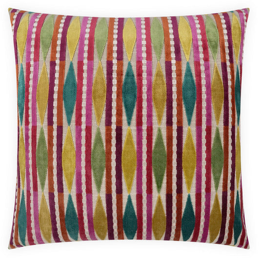 Pizazz Multicolor Throw Pillow