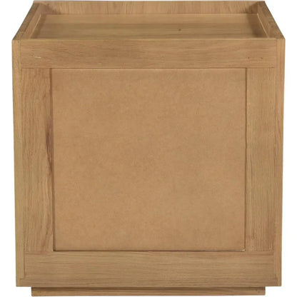 Plank Natural Wood Nightstand - LOOMLAN - Moe's Home - Nightstands