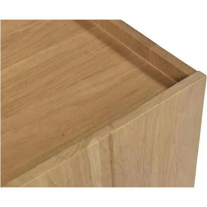 Plank Natural Wood Nightstand - LOOMLAN - Moe's Home - Nightstands