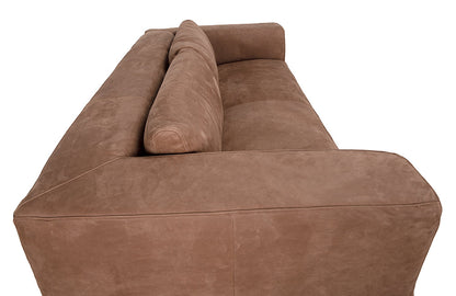 Plato Orris Brown Leather Sofa