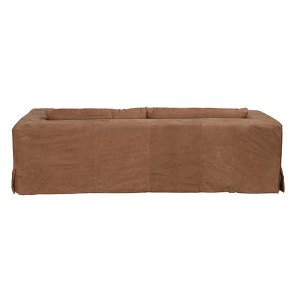 Plato Orris Brown Leather Sofa