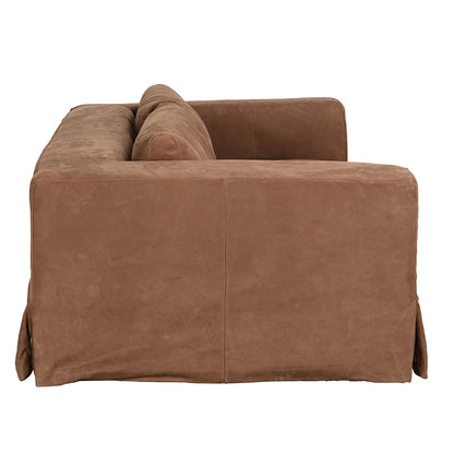 Plato Orris Brown Leather Sofa