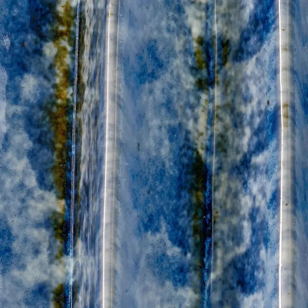 Pleated Ceramic Unique Table Lamp - LOOMLAN - Jamie Young - Table Lamps