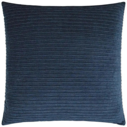 Pleatte Blue Blue Throw Pillow With Insert - LOOMLAN - D.V. Kap - Throw Pillows