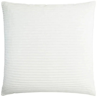 Pleatte Coconut White Throw Pillow Insert - LOOMLAN - D.V. Kap - Throw Pillows