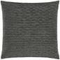 Pleatte Grey Black Throw Pillow With Insert - LOOMLAN - D.V. Kap - Throw Pillows