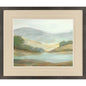 Plein Air Hills III Blue Framed Wall Art