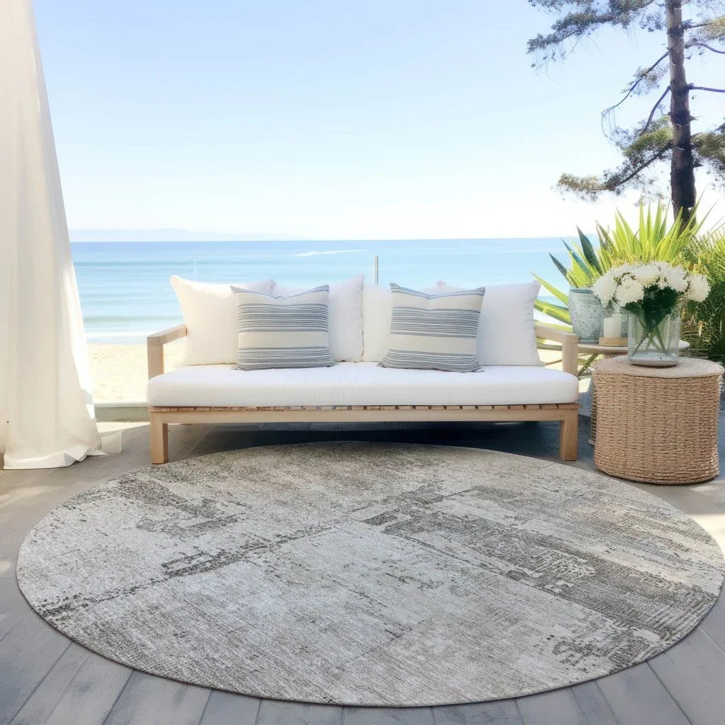 Pliora Ivory Washable Indoor - Outdoor Rug - LOOMLAN - LOOMLAN Rugs - Outdoor Rugs
