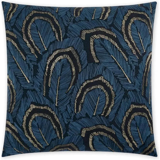 Plumage Blue Throw Pillow With Insert - LOOMLAN - D.V. Kap - Throw Pillows