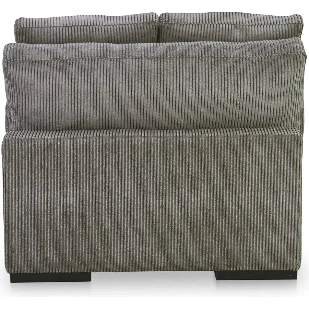 Plunge Performance Fabric Grey Slipper Chair-Modular Components-Moe's Home-LOOMLAN