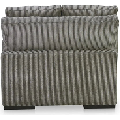 Plunge Performance Fabric Grey Slipper Chair-Modular Components-Moe's Home-LOOMLAN