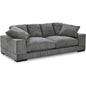 Plunge Performance Fabric and Plywood Grey Sofa - LOOMLAN - Moe's Home - Sofas & Loveseats